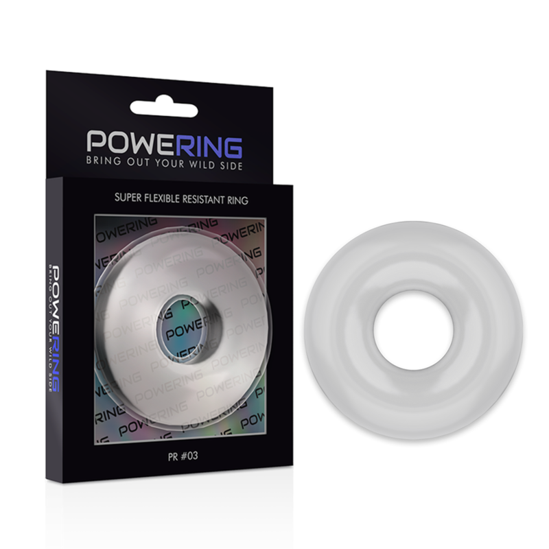Alimentació: anell de penis super flexible i resistent 5cm Pr03 clar