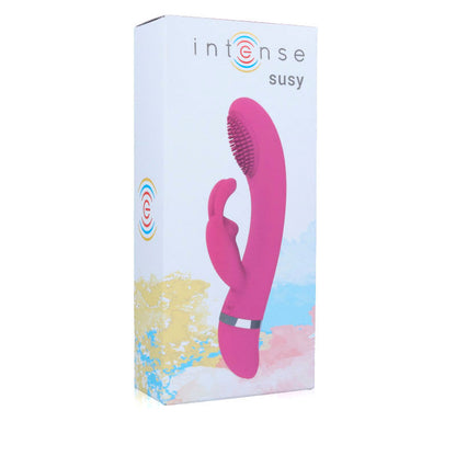 INTENSE - SUSY VIBRADOR OSCILANTE SILICONA RABBIT ROSA