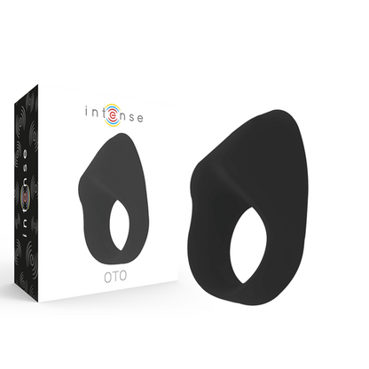 Anell vibrador i recarregable negre