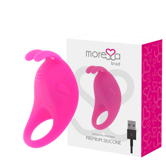 MORESSA - BRAD PREMIUM SILICONE RECARREGABLE ROSA