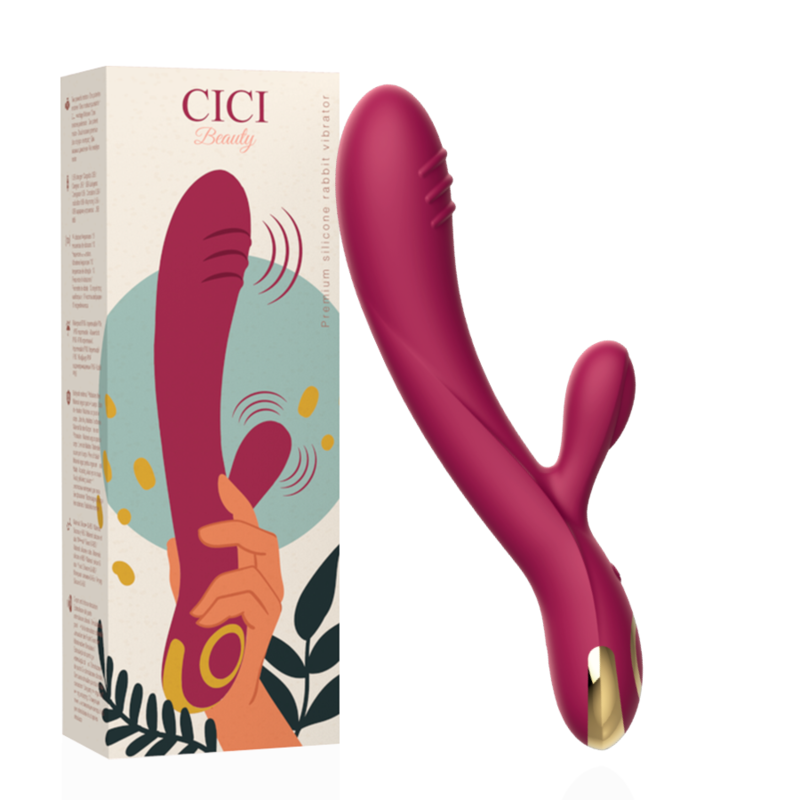 CICI BEAUTY - VIBRADOR COELHO DE SILICONE PREMIUM