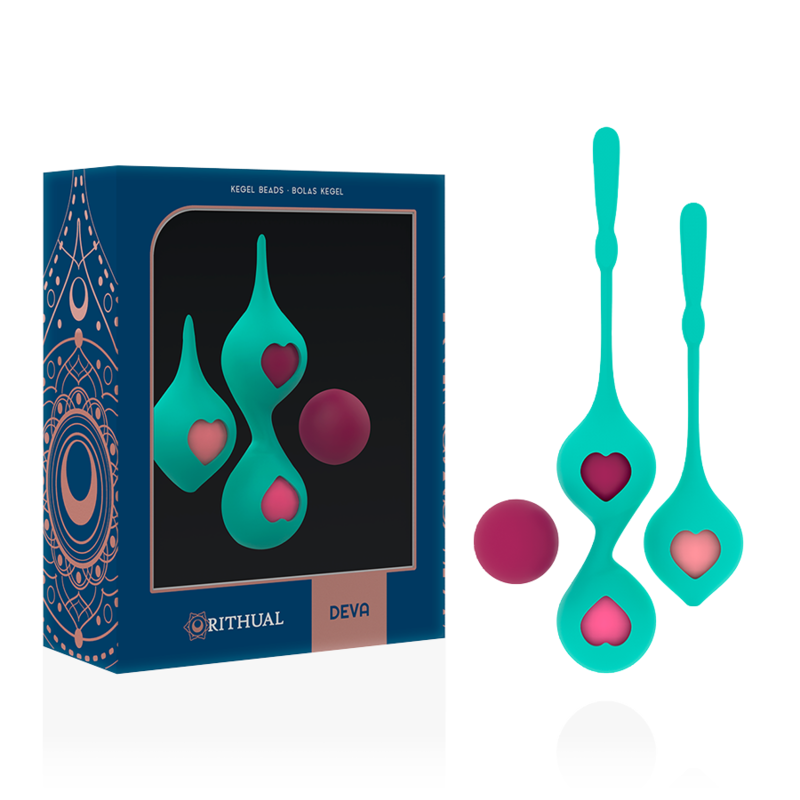 DEVA AQUA GREEN PELVIC TRAINING RITUAL SET
