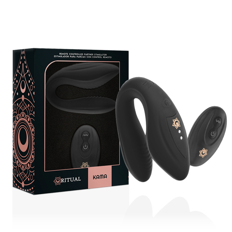 RITUAL KAMA REMOTE CONTROL FOR COUPLES BLACK
