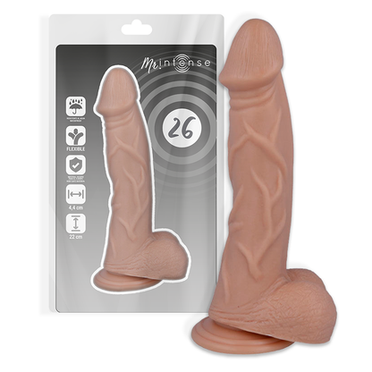 MR INTENSE - 26 REALISTIC PENIS 22 CM -OR- 4.4 CM