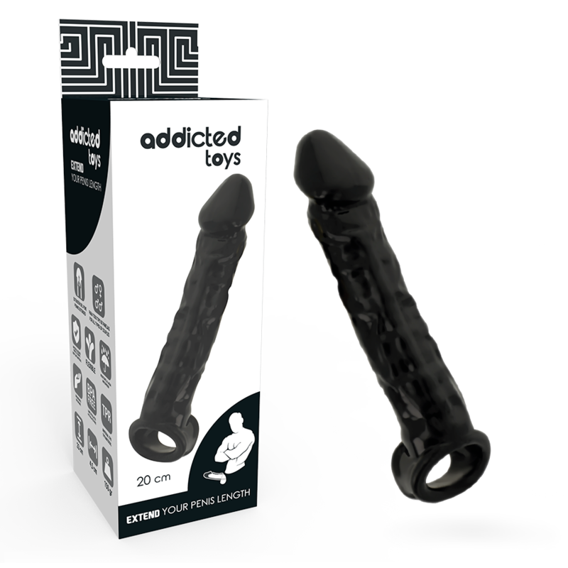 ADDICTED TOYS - EXTENSOR DE PÉNIS PRETO