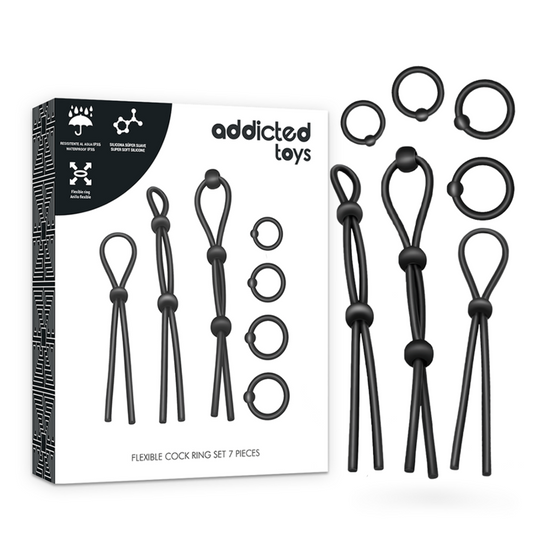 Joguines addictes - 7 anells Kit Flexible Silicona
