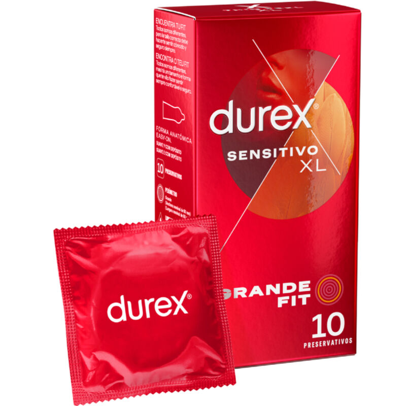 DUREX - PRESERVATIUS SENSITIU XL 10 UNITATS