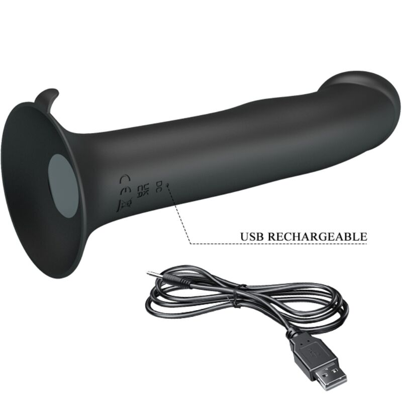PRETTY LOVE - MURRAY BLACK CLITORAL VIBRATOR AND SUCTION TOOL