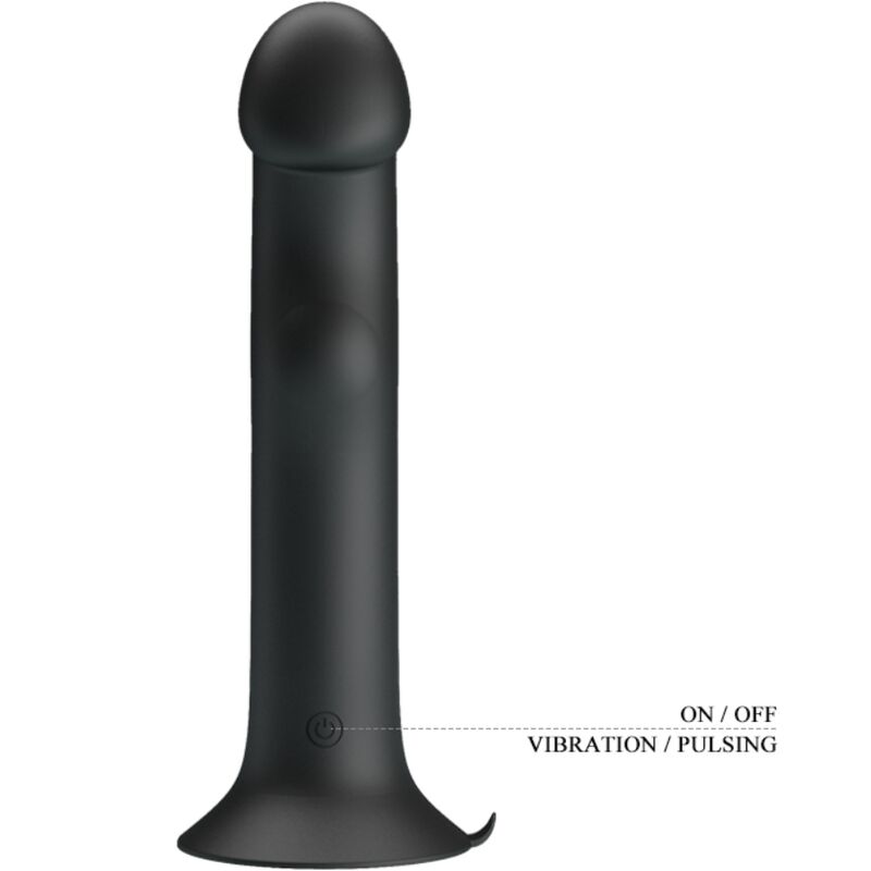 PRETTY LOVE - MURRAY BLACK CLITORAL VIBRATOR AND SUCTION TOOL