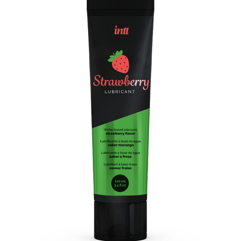 INTT LUBRICANTS - WATER-BASED INTIMATE LUBRICANT, STRAWBERRY FLAVOR