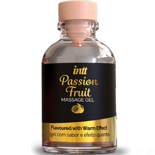 INTT MASSAGE &amp; ORAL SEX - PASSION FRUIT FLAVOR MASSAGE GEL WITH WARMING EFFECT