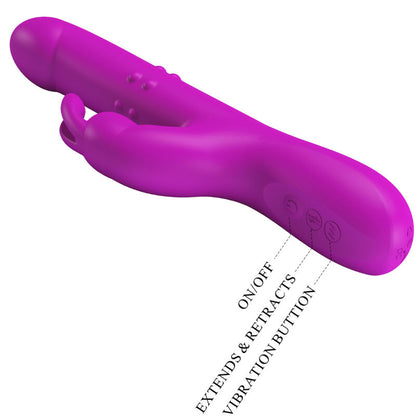PRETTY LOVE - REESE ROTATING VIBRATOR PURPLE