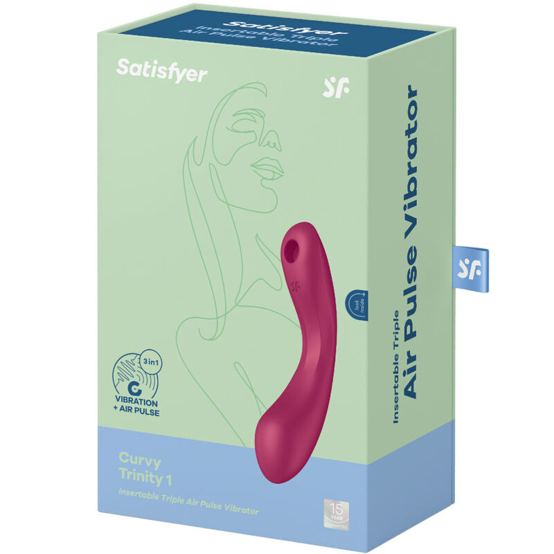 SATISFYER - CURVE TRINITY 1 AIR PULSE VIBRATION