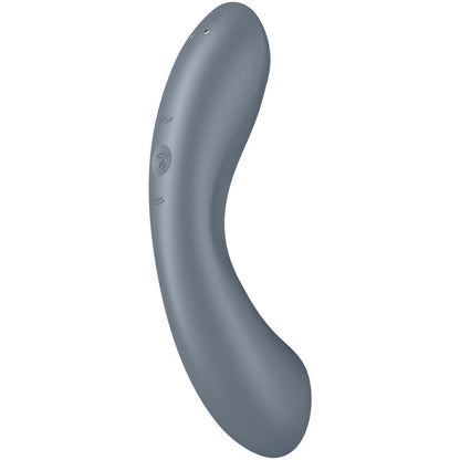 SATISFYER - CURVE TRINITY 1 AIR PULSE VIBRATION GRAY