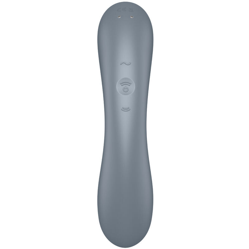 SATISFYER - CURVE TRINITY 1 AIR PULSE VIBRATION GRAY