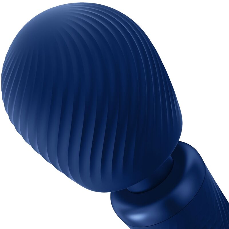 FUN FACTORY - VIM WAND RUMBLE VIBRADOR RECARGABLE SILICONA MEDIANOCHE