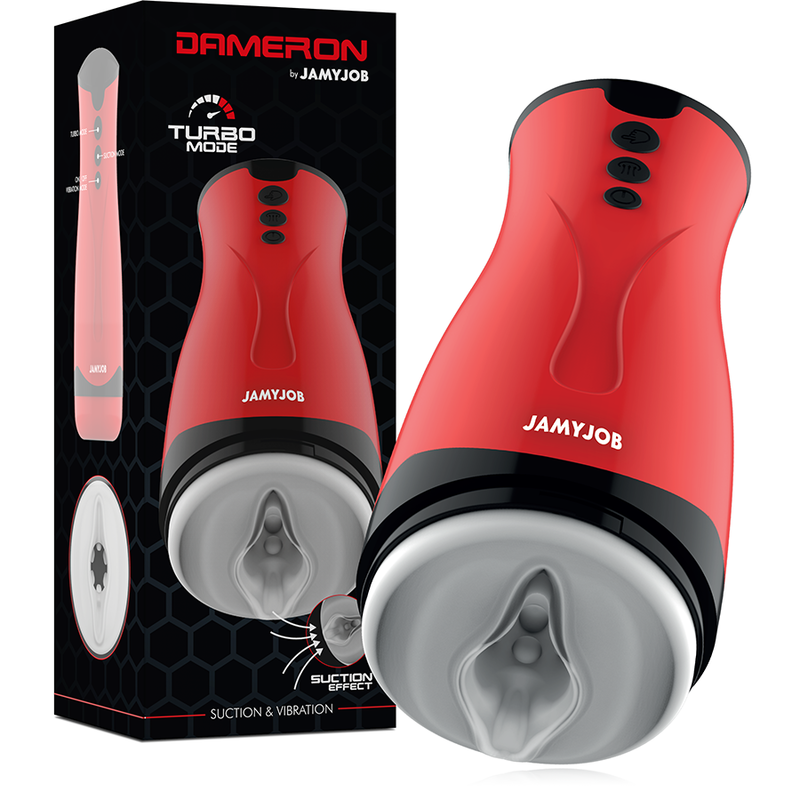 Jamyjob - Masturbator de succió i vibració Dameron