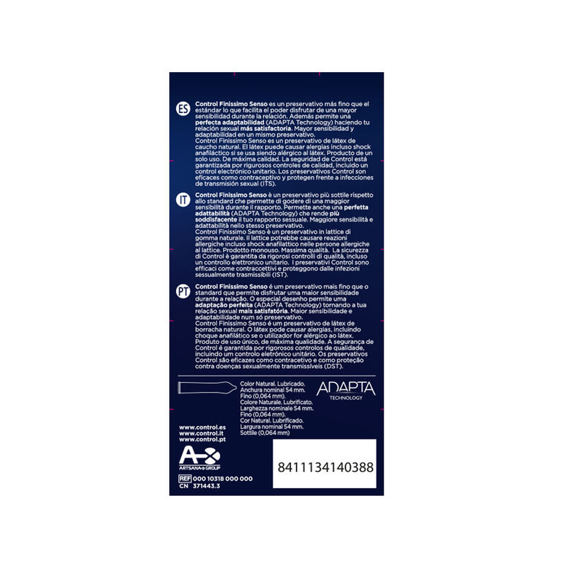 Control: adapta els preservatius 12 unitats
