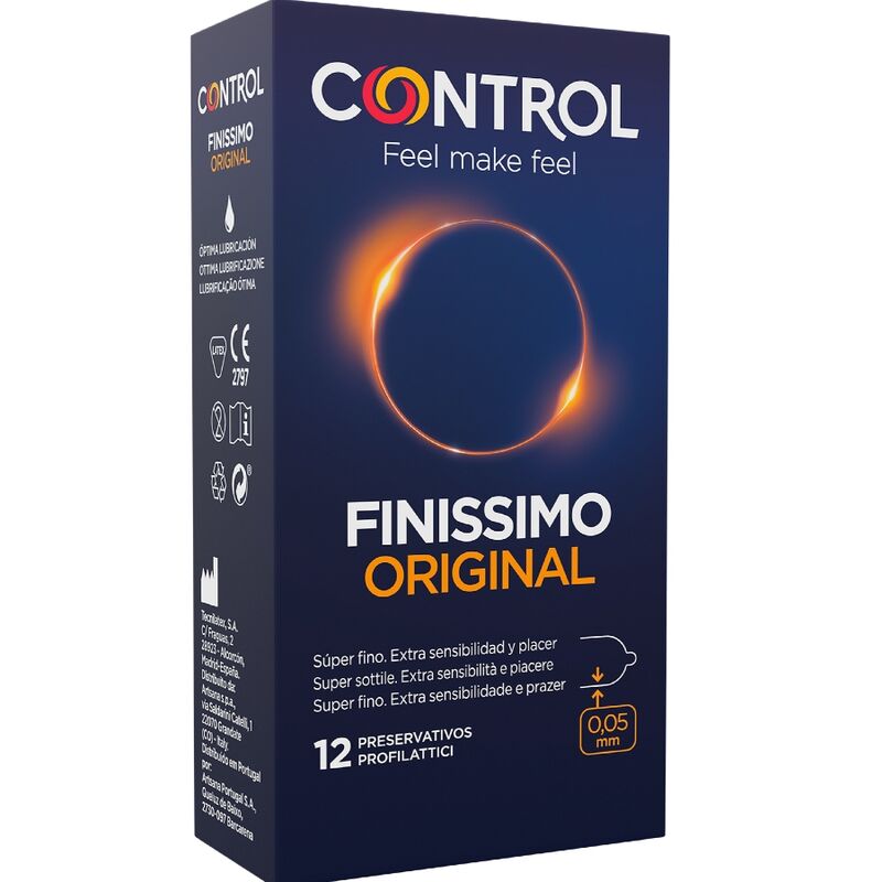 CONTROL - FINISSIMO PRESERVATIUS 12 UNITATS