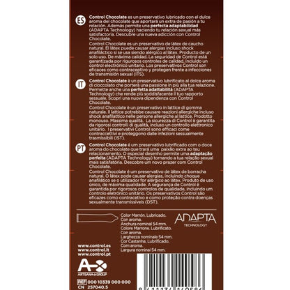 CONTROL - XOCOLATA PRESERVATIUS 12 UNITATS