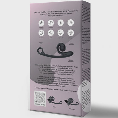 SNAIL VIBE - CURVE BLACK VIBRATOR