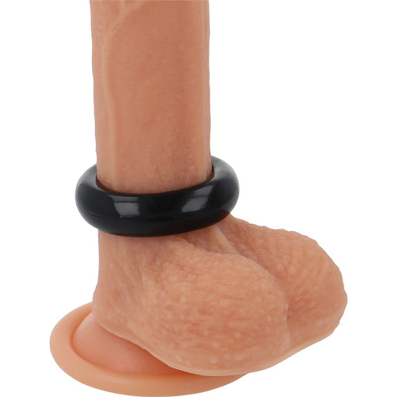 Powering - Anel de pênis super flexível e resistente 3,8 cm de preto preto