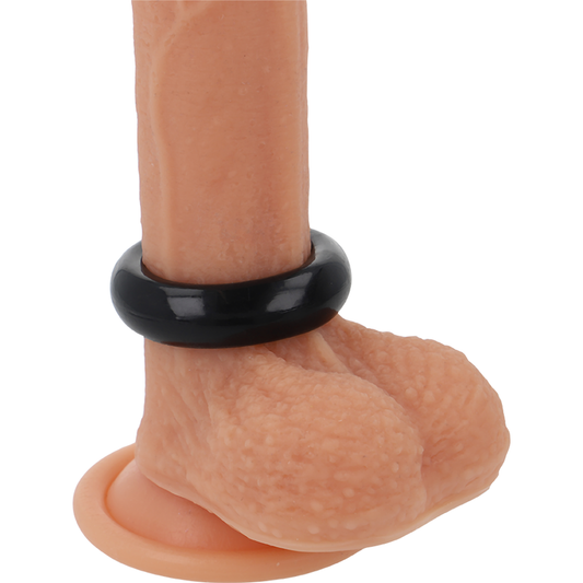 Alimentació: anell de penis super flexible i resistent 3,8cm PR04 negre