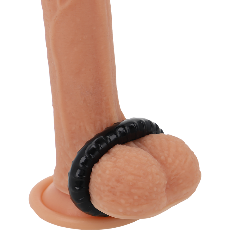 POWERING - SUPER FLEXIBLE I RESISTENT ANELL PENIS 4.5CM PR07 NEGRE