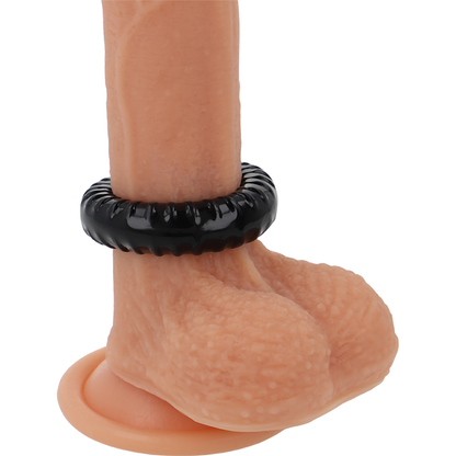 POWERING - SUPER FLEXIBLE I RESISTENT ANELL PENIS 4.5CM PR07 NEGRE