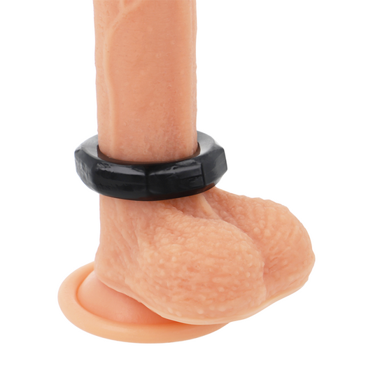 POWERING - SUPER FLEXIBLE I RESISTENT ANELL PENIS 5CM PR10 NEGRE