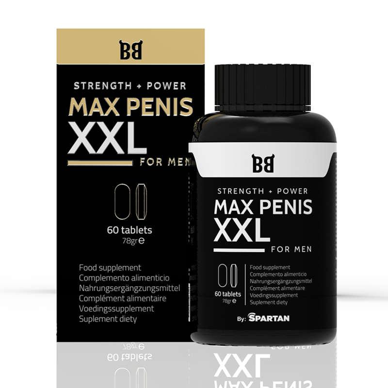 BLACK BULL - MAX PENIS XXL PENIS ÖKNING 60 KAPSLAR