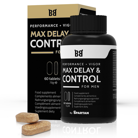 BLACK BULL - MAX DELAY &amp; CONTROL MÀXIM RENDIMENT PER A HOME 60 CÀPSULES