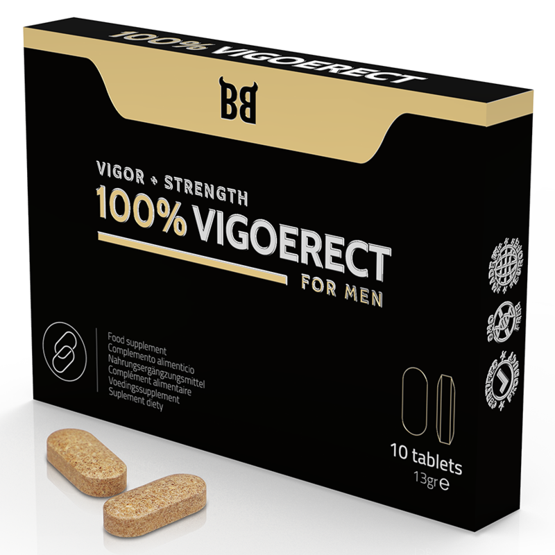 BLACK BULL - 100 % VIGOERECT ENHANCER FÖR MÄN 10 KAPSLAR