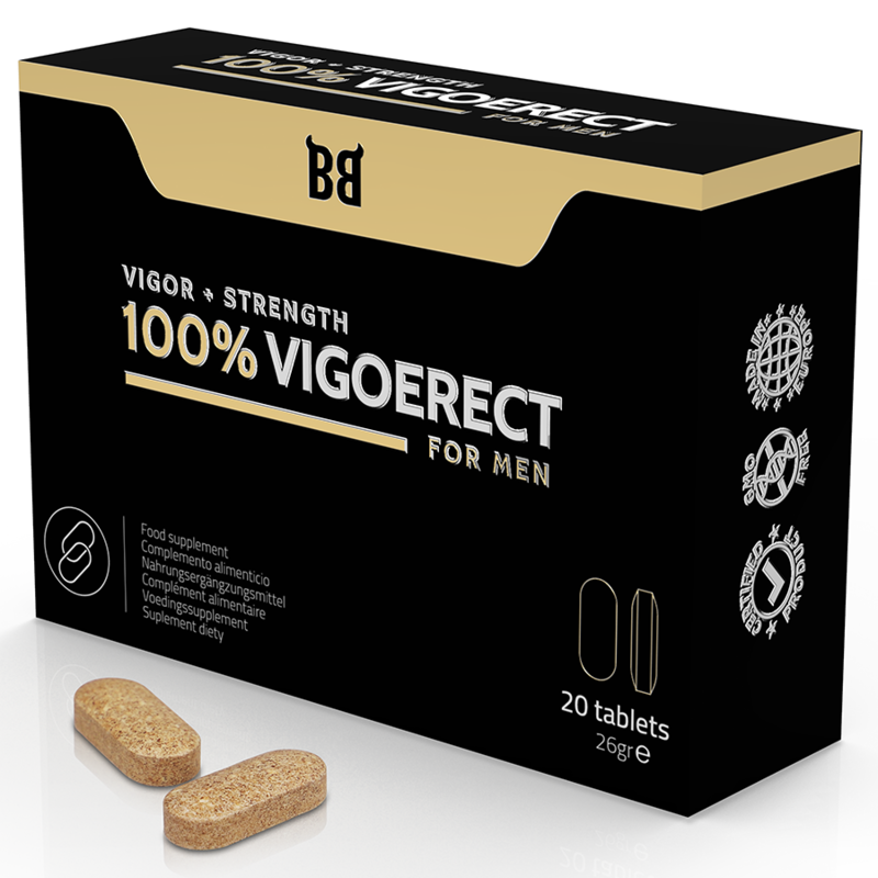 BLACK BULL - 100 % VIGOERECT ENHANCER FÖR MÄN 20 KAPSLAR