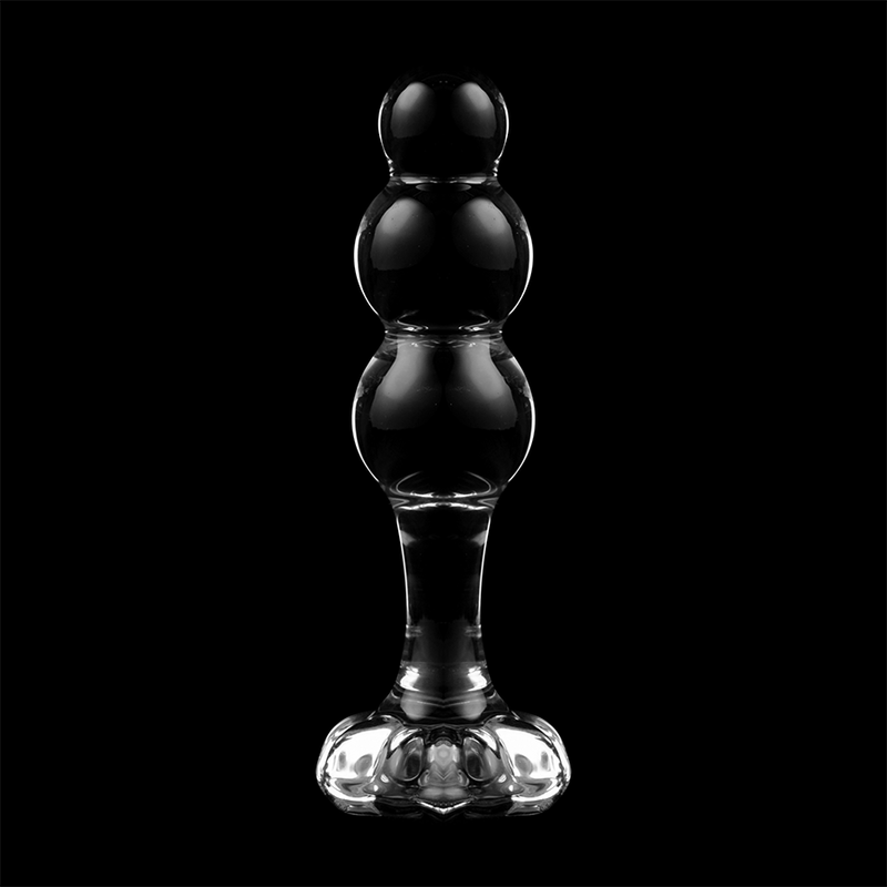 NEBULA SERIES BY IBIZA - MODELO 1 PLUG CRISTAL TRANSPARENTE 10.5 CM -O- 3 CM