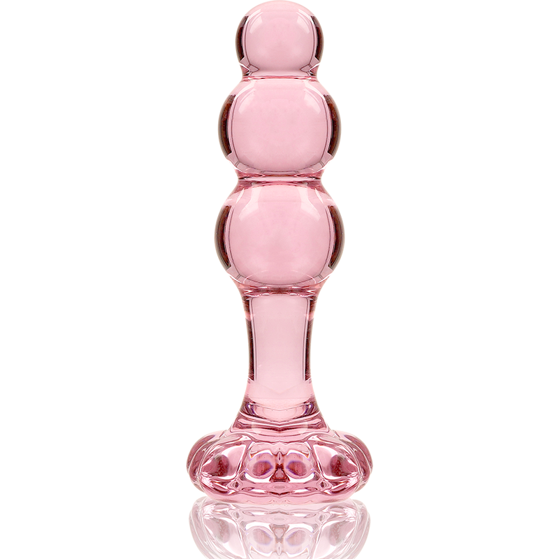 NEBULA SERIES BY IBIZA - MODEL 1 PINK CRYSTAL PLUG 10.5 CM -O- 3 CM
