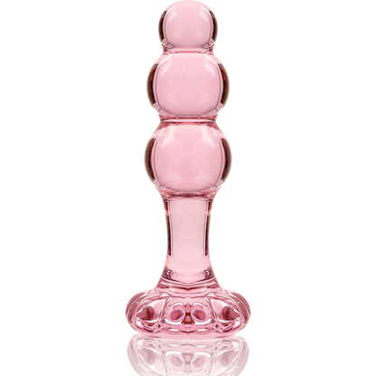 NEBULA SERIES BY IBIZA - MODEL 1 PINK CRYSTAL PLUG 10.5 CM -O- 3 CM