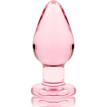NEBULA SERIES BY IBIZA - MODELO 3 PLUG CRISTAL ROSA 11 CM -O- 5 CM