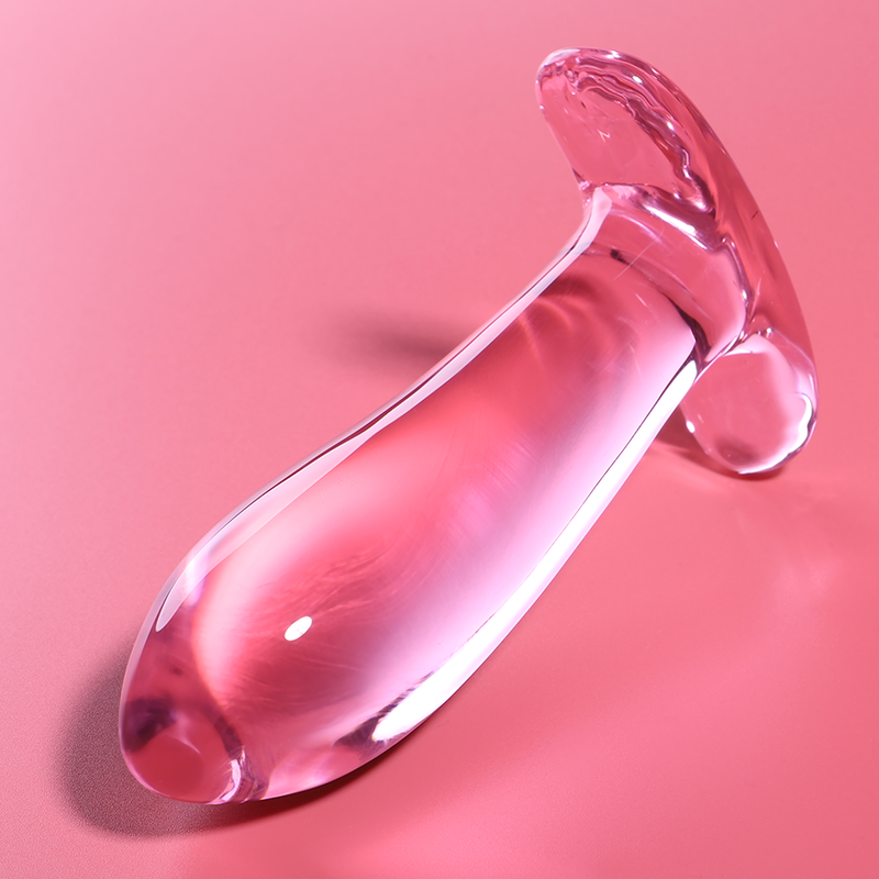 NEBULA SERIES BY IBIZA - MODEL 5 PINK CRYSTAL PLUG 12.5 CM -OR- 3.5 CM