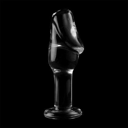 NEBULA SERIES BY IBIZA - MODELO 6 PLUG CRISTAL TRANSPARENTE 12.5 CM -O- 4 CM