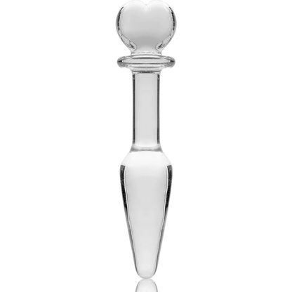 NEBULA SERIES BY IBIZA - MODELO 7 PLUG CRISTAL TRANSPARENTE 13.5 CM -O- 3 CM