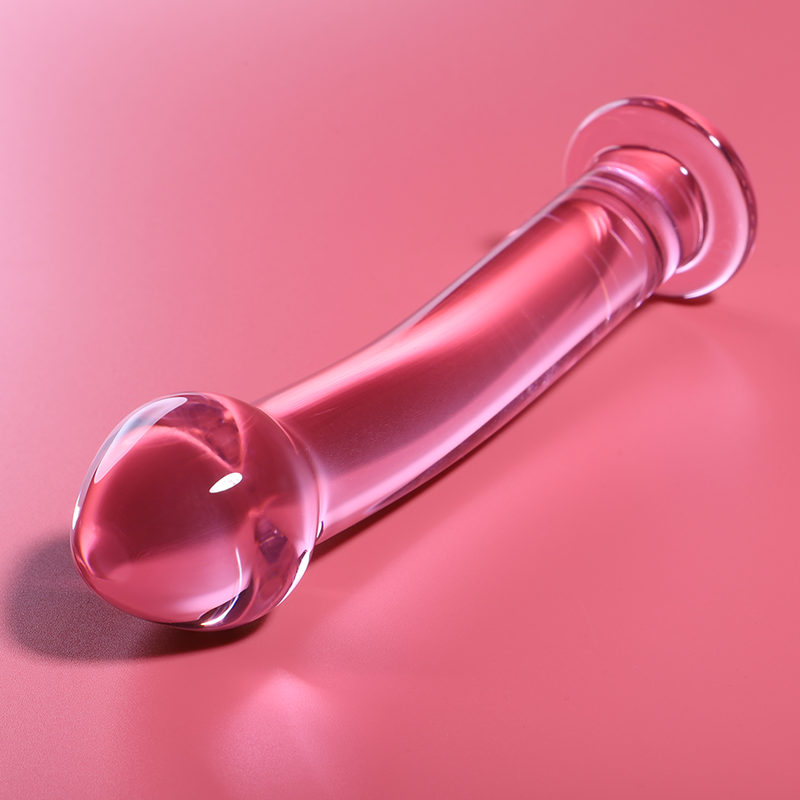 NEBULA SERIES BY IBIZA - MODELO 11 DILDO CRISTAL ROSA 16 CM -O- 3 CM
