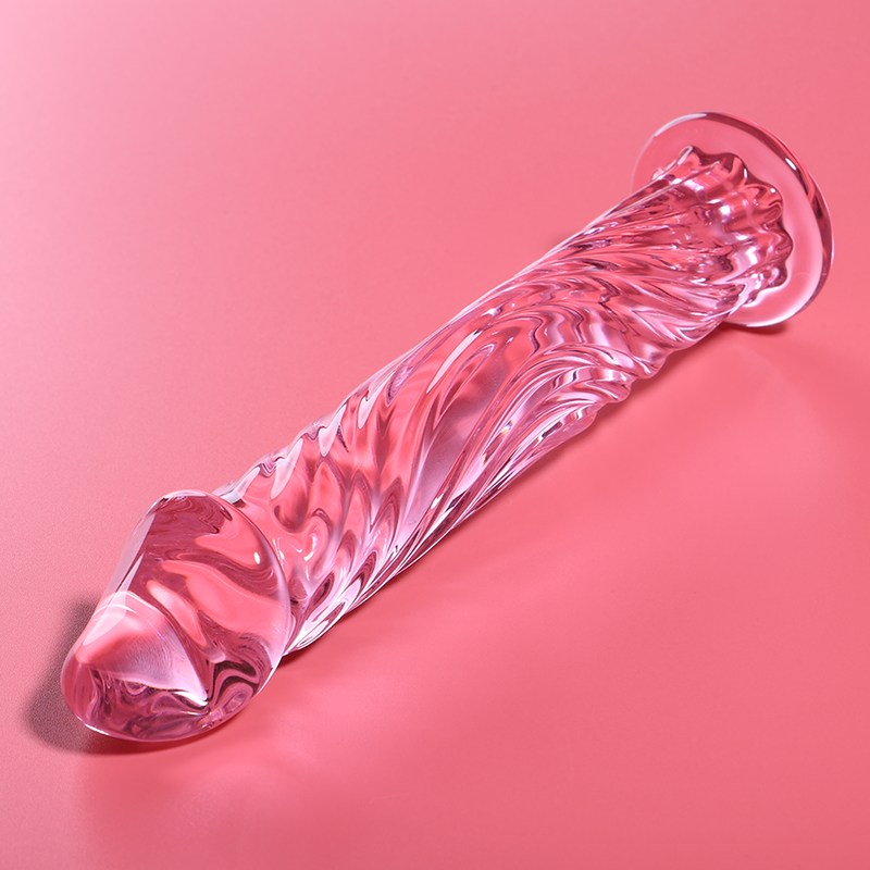 NEBULA SERIES BY IBIZA - MODEL 12 PINK CRYSTAL DILDO 17 CM -OR- 3.5 CM