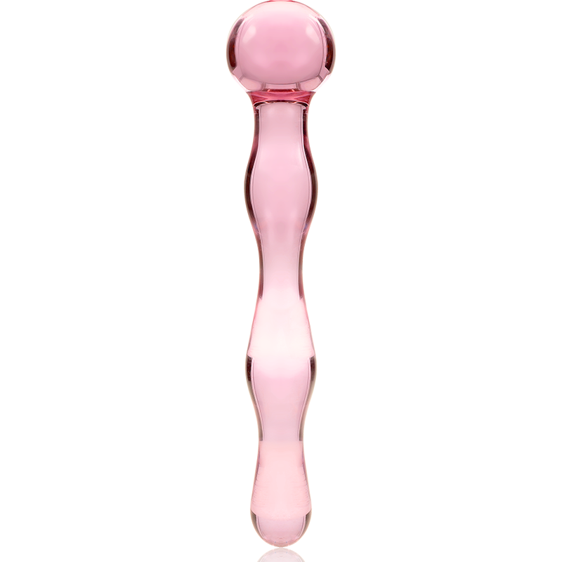 NEBULA SERIES BY IBIZA - MODEL 13 PINK CRYSTAL DILDO 18 CM -OR- 3.5 CM