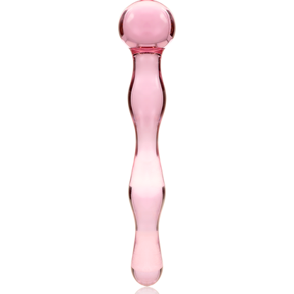 NEBULA SERIES BY IBIZA - MODELO 13 DILDO CRISTAL ROSA 18 CM -O- 3.5 CM