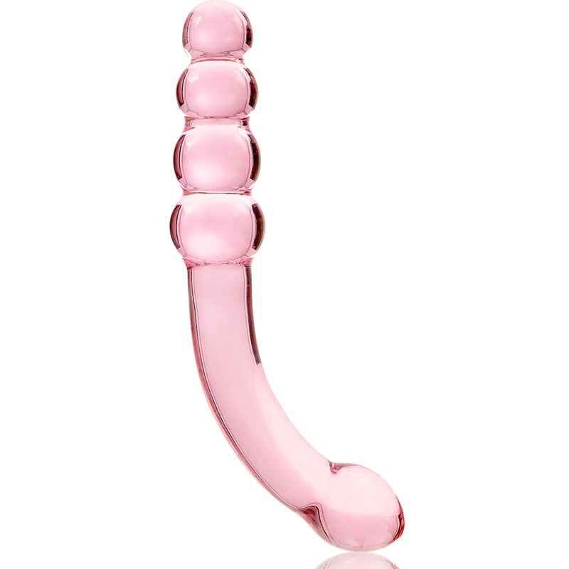 NEBULA SERIES BY IBIZA - MODEL 14 PINK CRYSTAL DILDO 18.5 CM -OR- 3 CM