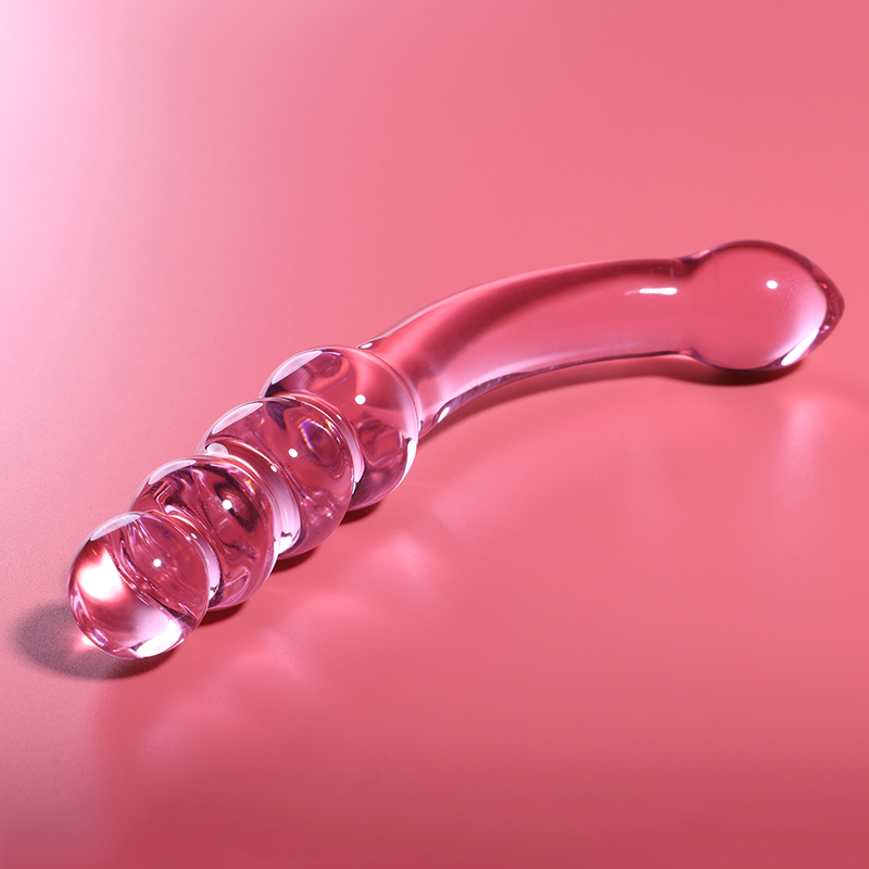 NEBULA SERIES BY IBIZA - MODEL 14 PINK CRYSTAL DILDO 18.5 CM -OR- 3 CM