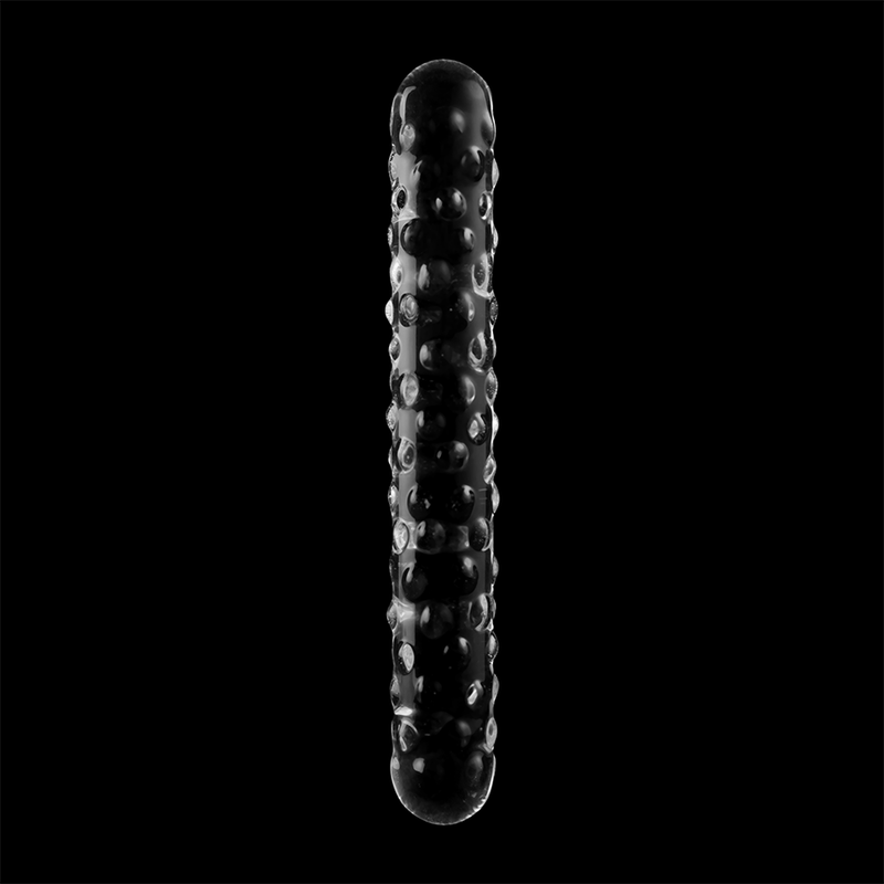 NEBULA SERIES BY IBIZA - MODEL 15 TRANSPARENT GLASS DILDO 18.5 CM -OR- 3 CM