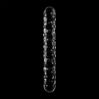 NEBULA SERIES BY IBIZA - MODEL 15 TRANSPARENT GLASS DILDO 18.5 CM -OR- 3 CM