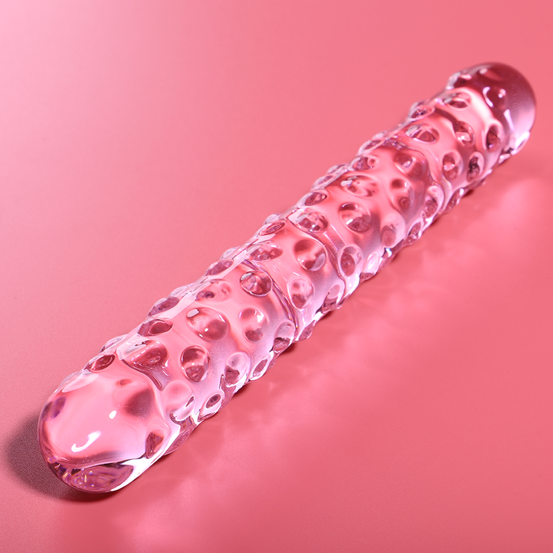 NEBULA SERIES BY IBIZA - MODEL 15 PINK CRYSTAL DILDO 18.5 CM -OR- 3 CM